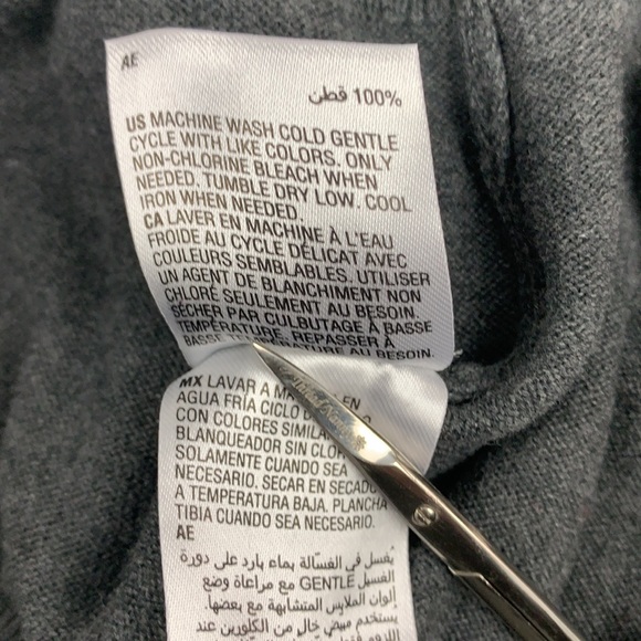 Alfani red & gray L/S crew neck sweater size XL - Picture 5 of 8